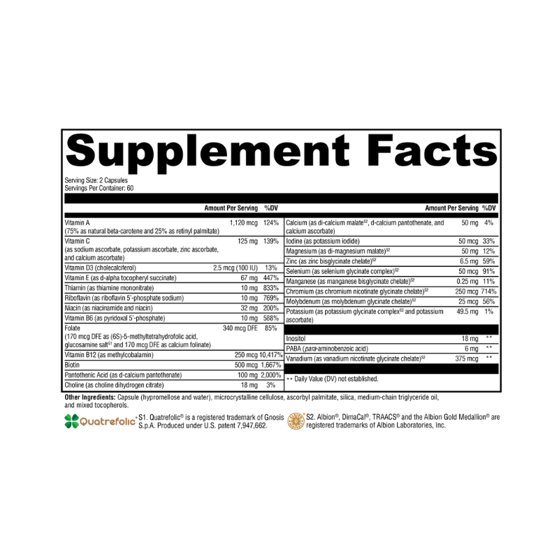 ActivNutrients without Copper & Iron 120 Capsules