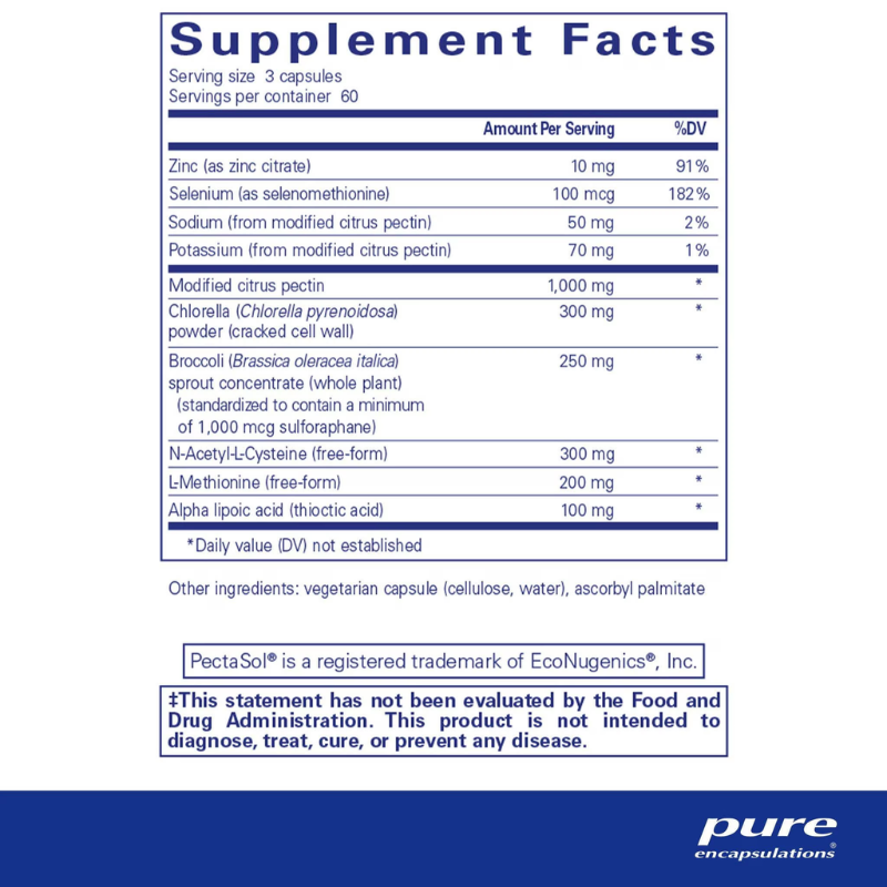 HM Complex - IMPROVED Supplement Facts