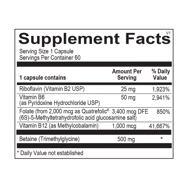Methyl CpG Supplement Facts