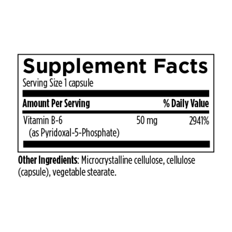 P-5-P Supplement Facts