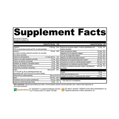 ActivNutrients without Copper & Iron 120 Capsules
