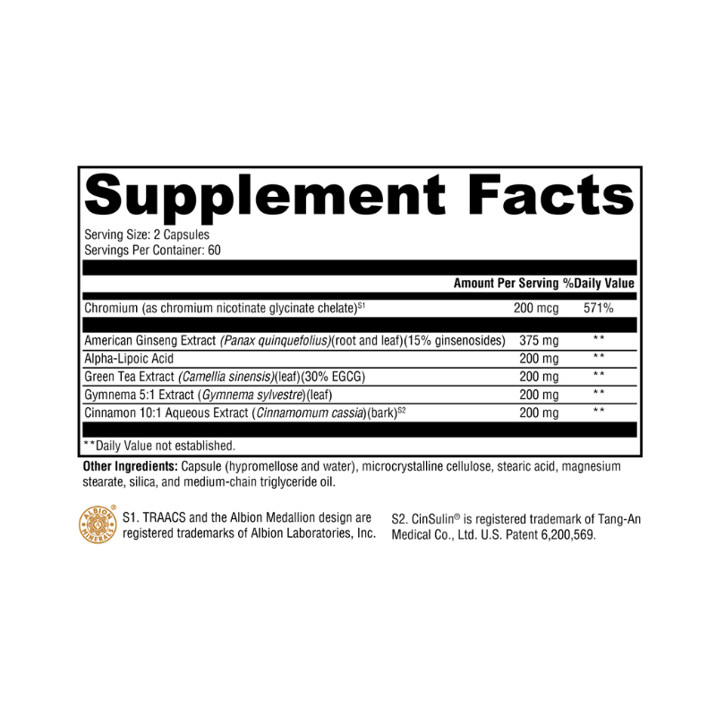 CinnDromeX Supplement Facts