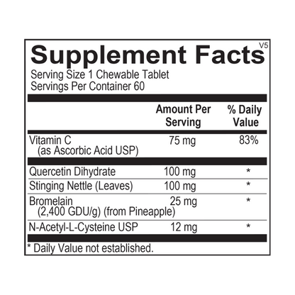 D-Hist Jr. Supplement Facts
