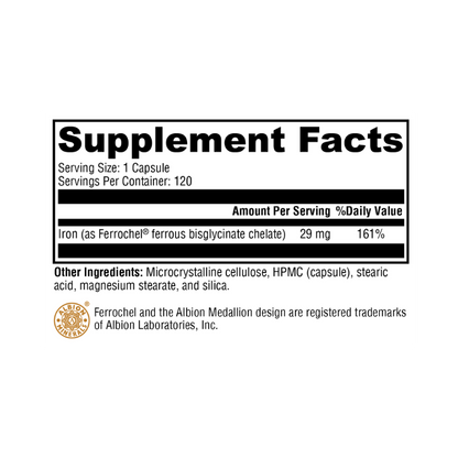 Iron Glycinate Supplement Facts