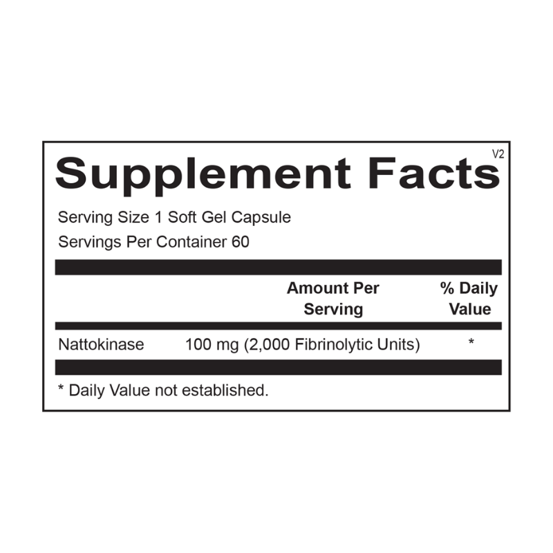 Nattokinase Supplement Facts