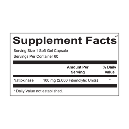 Nattokinase Supplement Facts
