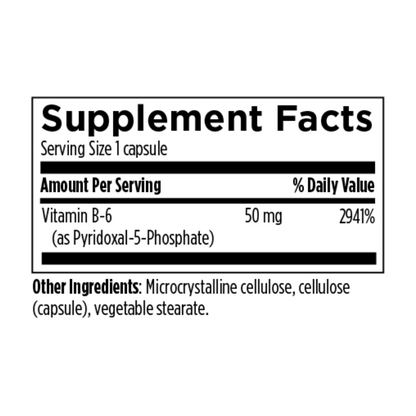 P-5-P Supplement Facts