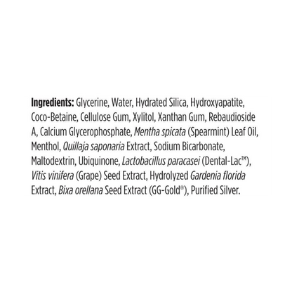 PerioBiotic PerioBiotic™ Silver Spearmint Supplement Facts