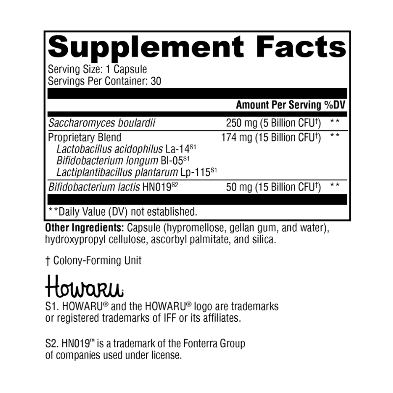 ProbioMax Sb DF Supplement Facts