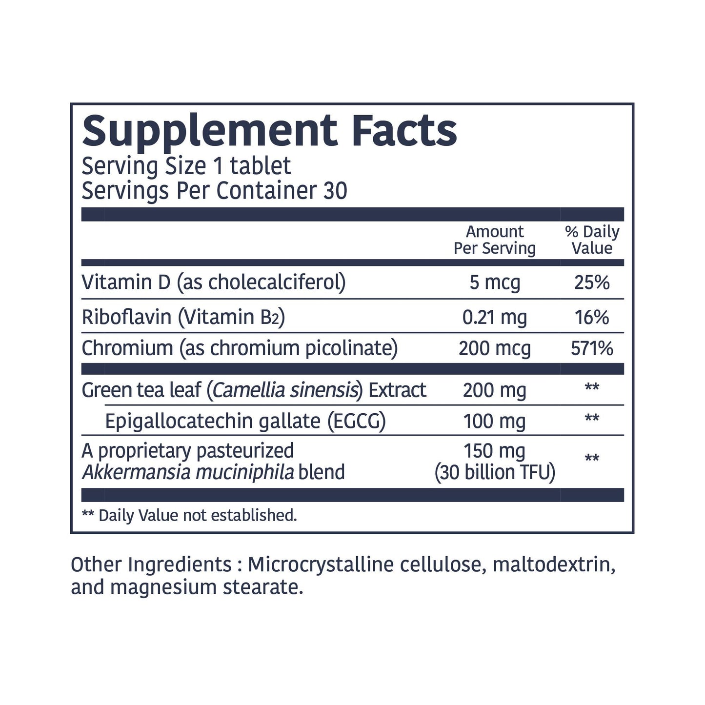 The Akkermansia Company Healthy Weight with Glucose Control