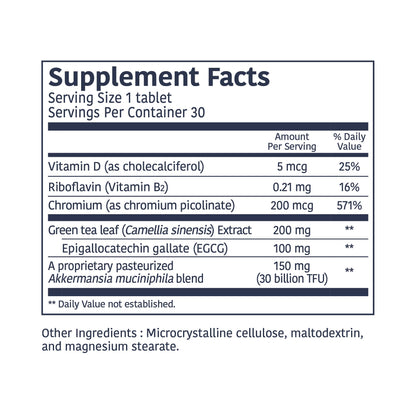 The Akkermansia Company Healthy Weight with Glucose Control
