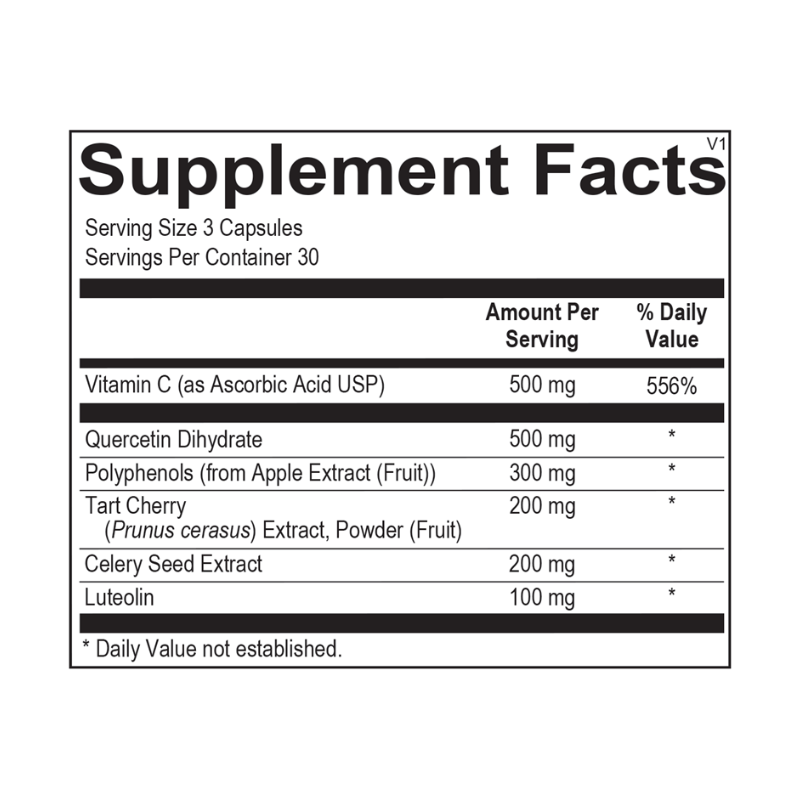 UA-X Pro Supplement Facts