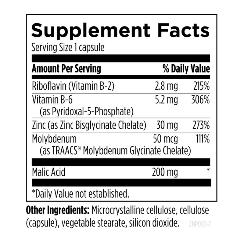 Zinc Supreme Supplement Facts